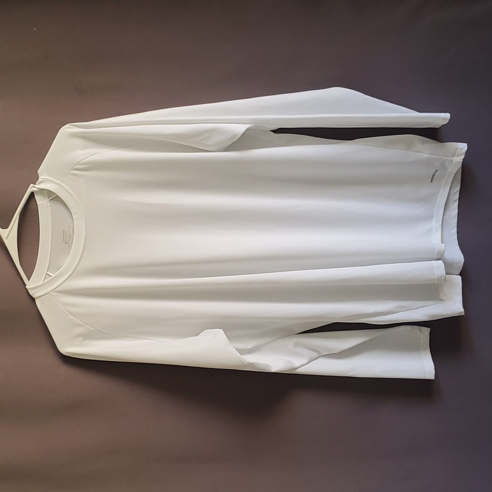 Patagonia performance base layer white long sleeve shirt size XL